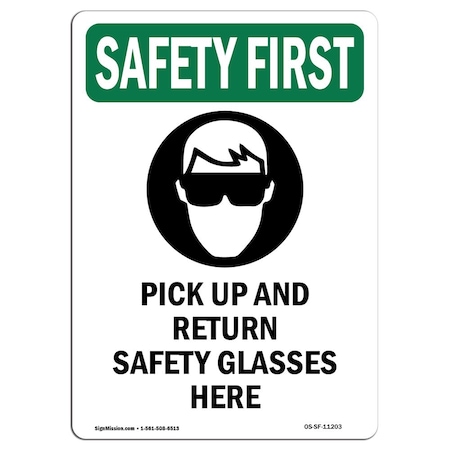 OSHA SAFETY FIRST, 3.5 Height, Decal